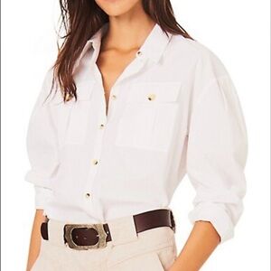 ba&sh Pepa Shirt in white